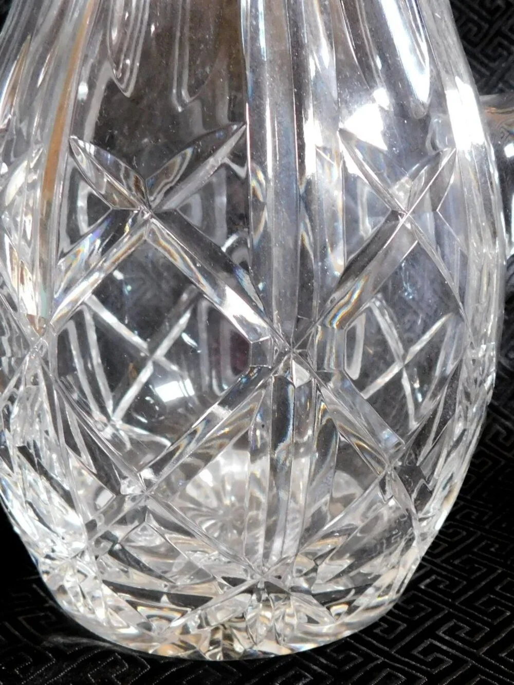 Polonia Cut Crystal Pitcher # 24814